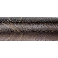 Zatemňovací záves so vzorom a zavesením rod pocket - Sivý, 100 x 250 cm