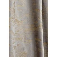 Zatemňovací vzorovaný záves so zavesením pencil pleat - Svetlo sivý, 100 x 250 cm