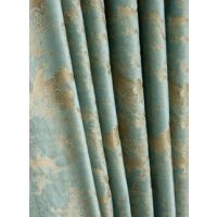 Zatemňovací vzorovaný záves so zavesením grommet top - Zelený, 100 x 250 cm