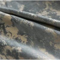 Zatemňovací vzorovaný záves so zavesením rod pocket - Tmavo zelený, 100 x 250 cm