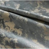 Zatemňovací vzorovaný záves so zavesením rod pocket - Tmavo zelený, 200 x 250 cm