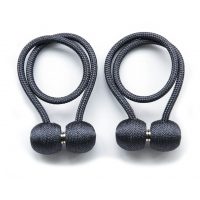 Magnetická spona na záves - Tmavo sivá