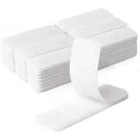 Suchý zips na uchytenie zatemňovacej fólie – Biely, 3 × 10 cm
