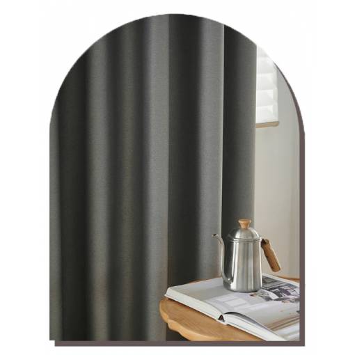 Foto - Zatemňovací a akustický záves so zavesením pencil pleat - Sivý, 200 x 250 cm