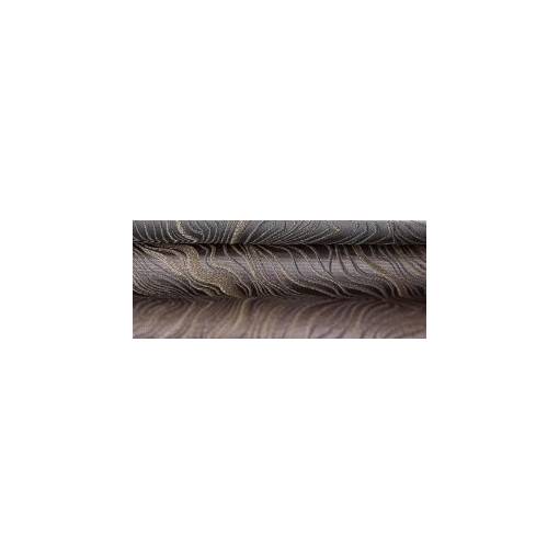 Foto - Zatemňovací záves so vzorom a zavesením pencil pleat - Sivý, 150 x 250 cm
