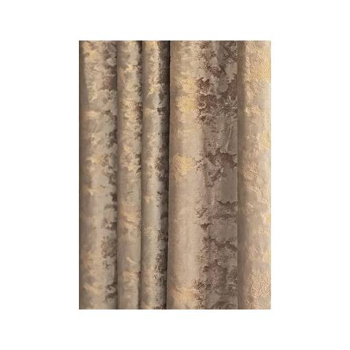 Foto - Zatemňovací vzorovaný záves so zavesením rod pocket - Béžový, 150 x 250 cm