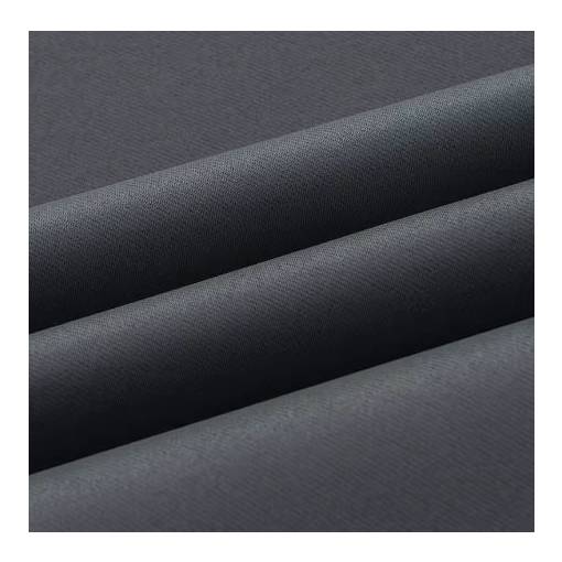 Foto - Zatemňovací záves so zavesením pencil pleat - Tmavo šedý, 130 x 240 cm