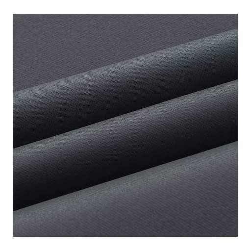 Foto - Zatemňovací záves s zavěšením rod pocket - Tmavo šedý, 100 x 250 cm